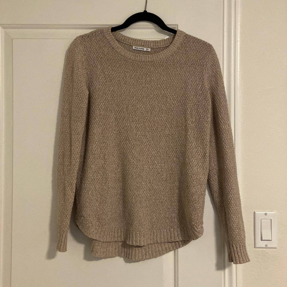 Cream Knit Sweater